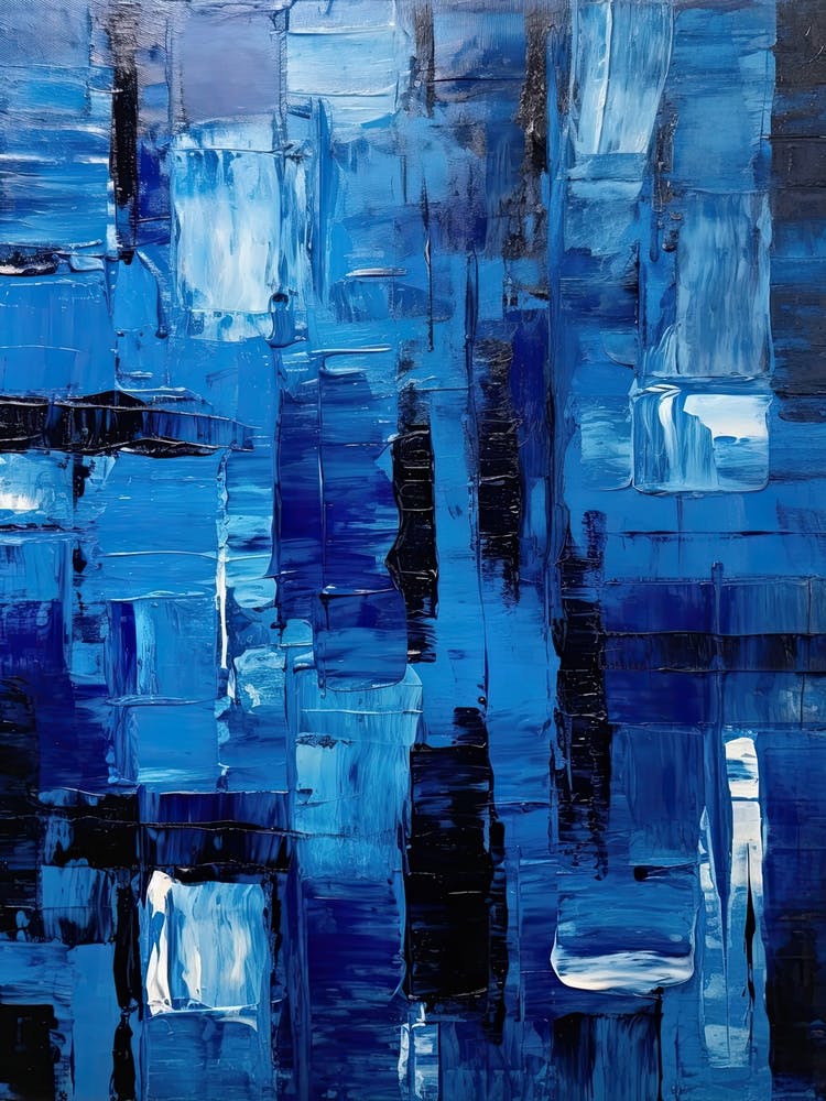 Blue Texture Abstract 4