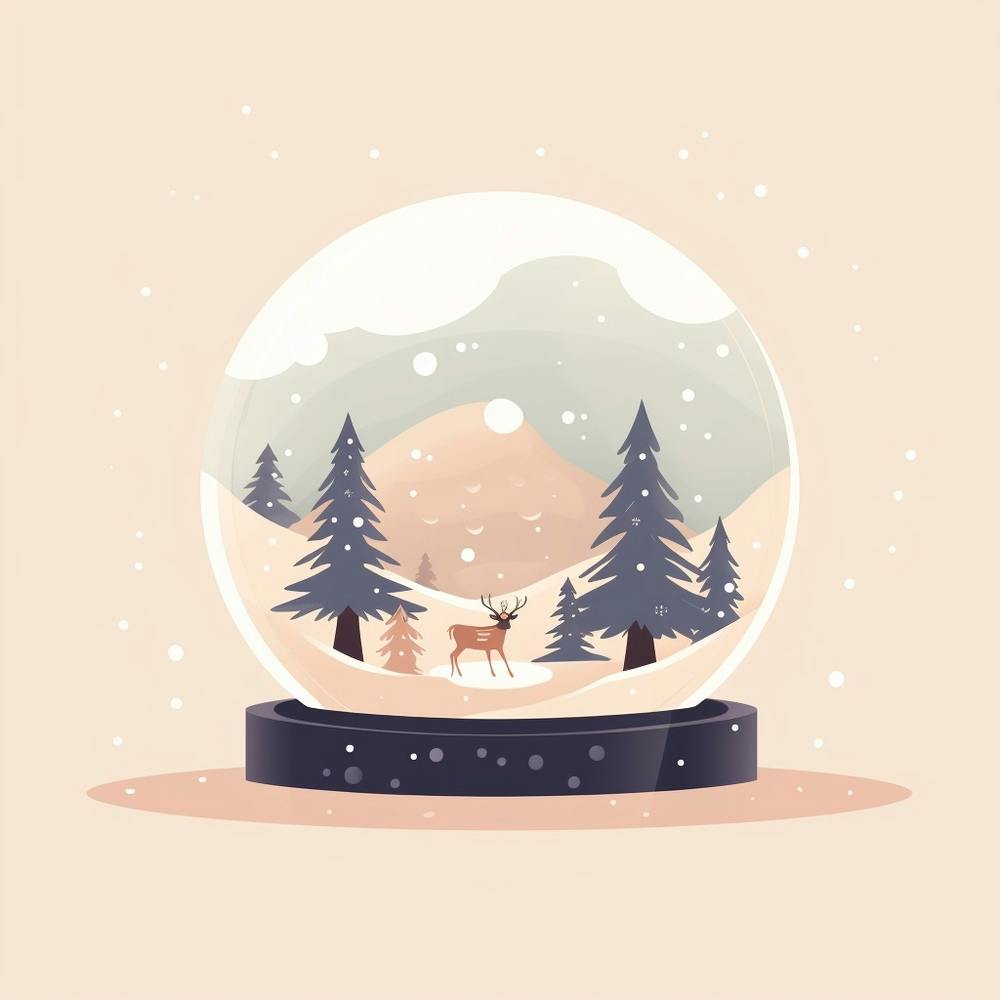 Lapland Finland 2 Snowglobe