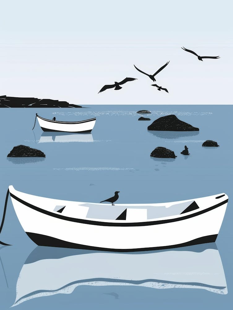Boats In The Sea 1