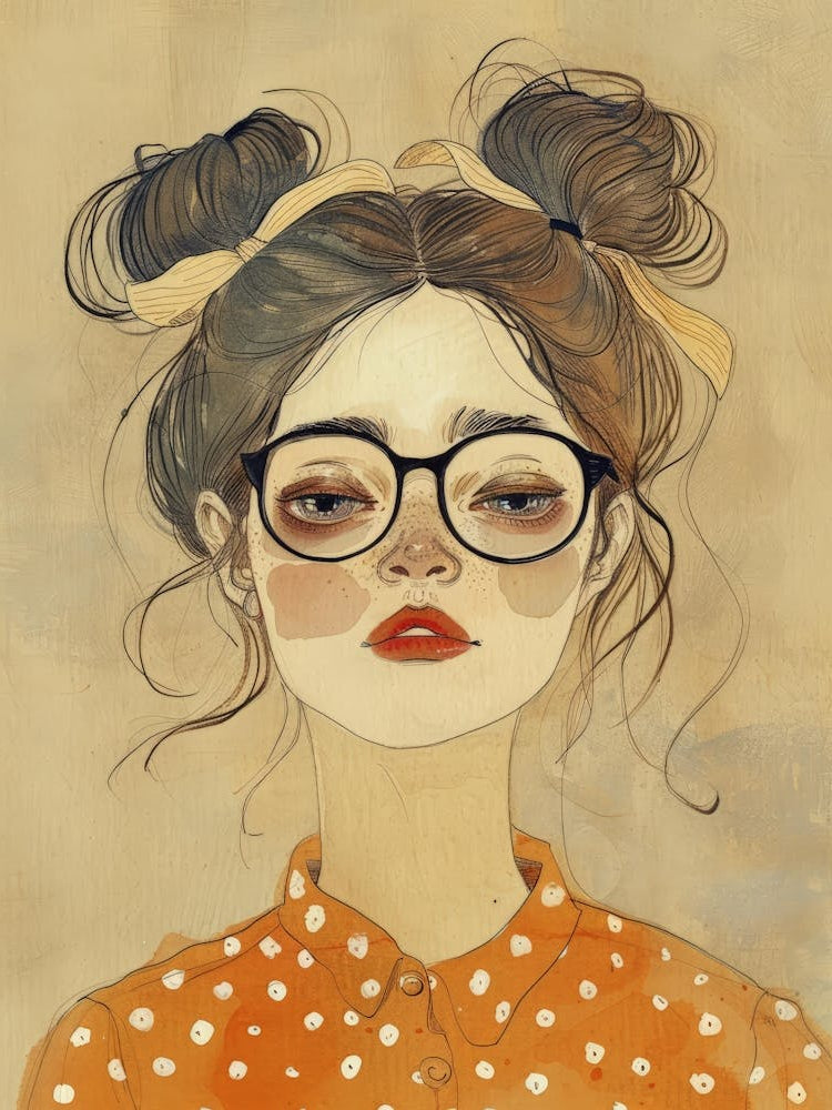 Girl With Glasses 1
