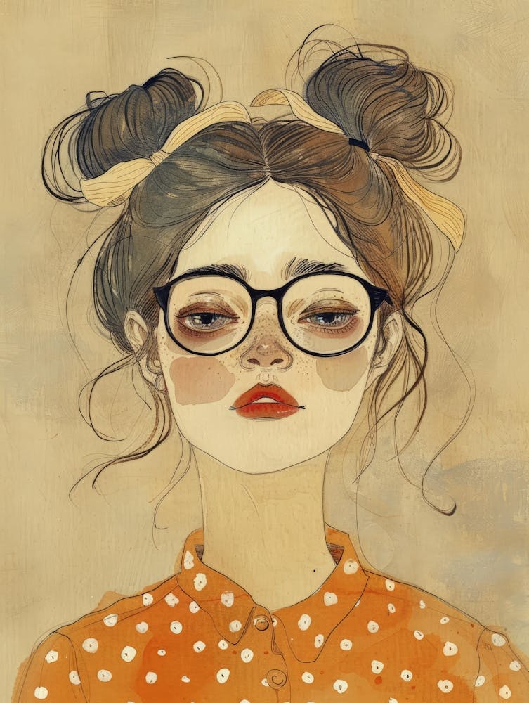 Girl With Glasses 1