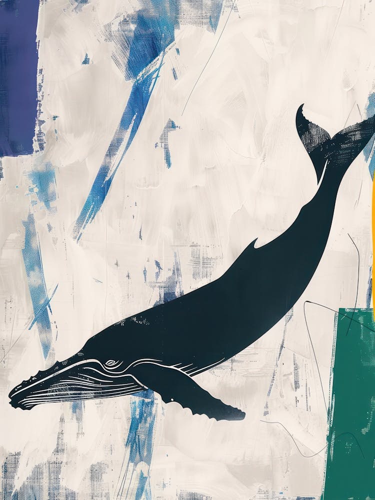 Whale 3 Cut Out Collage