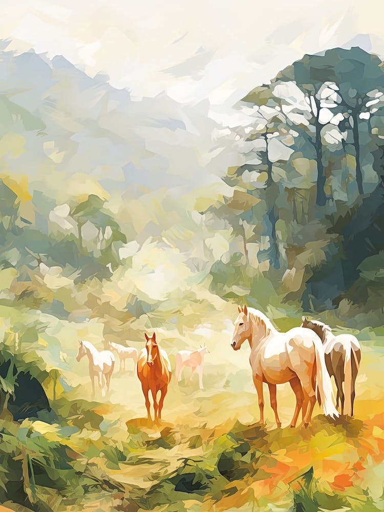 Horses Painting In Monteverde, Costa Rica 2