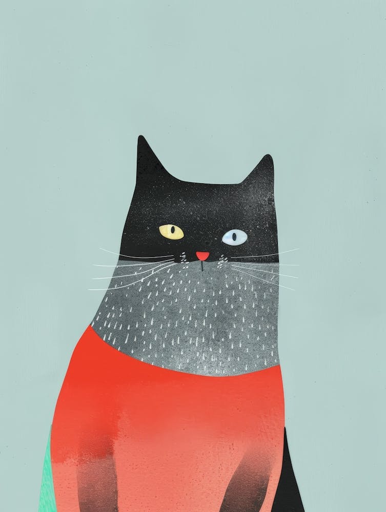 Cat In A Sweater 1