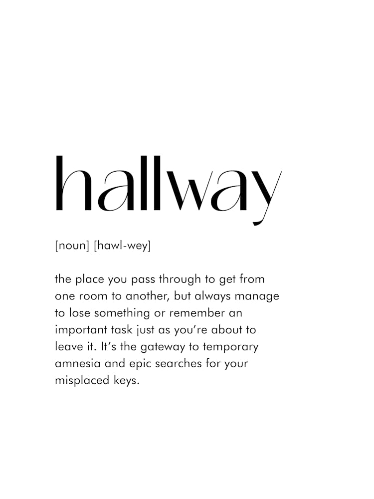 Hallway Definition Prints 05