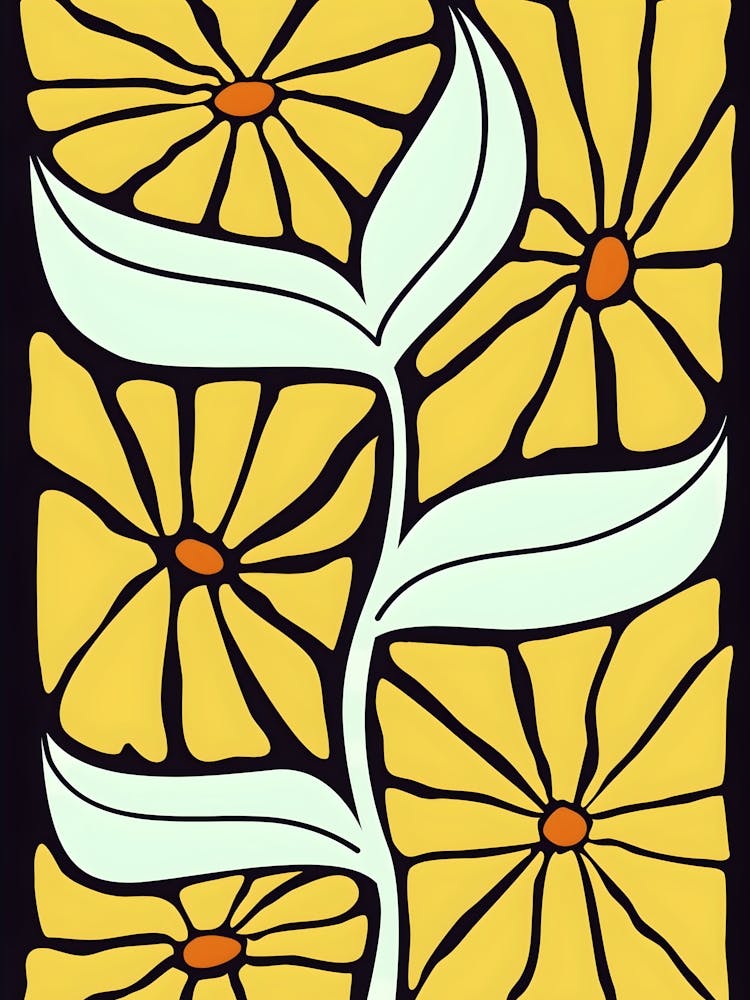 Henri Matisse Yellow Flowers 5
