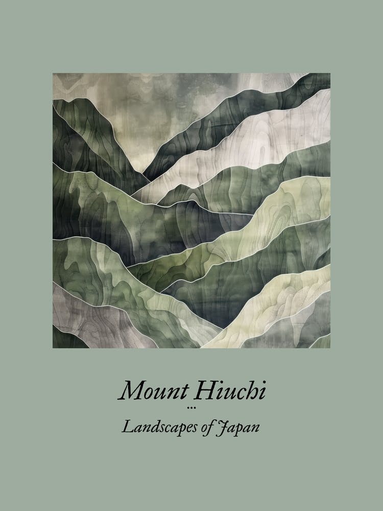 Landschaften Japans Mount Hiuchi