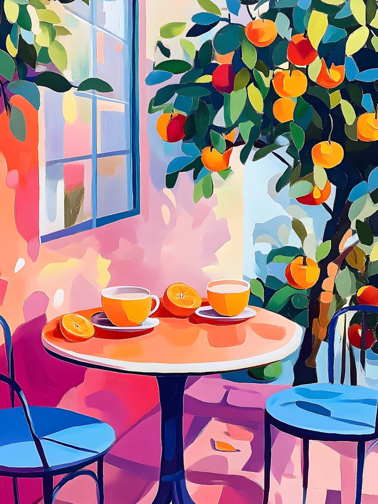 Oranges On The Patio