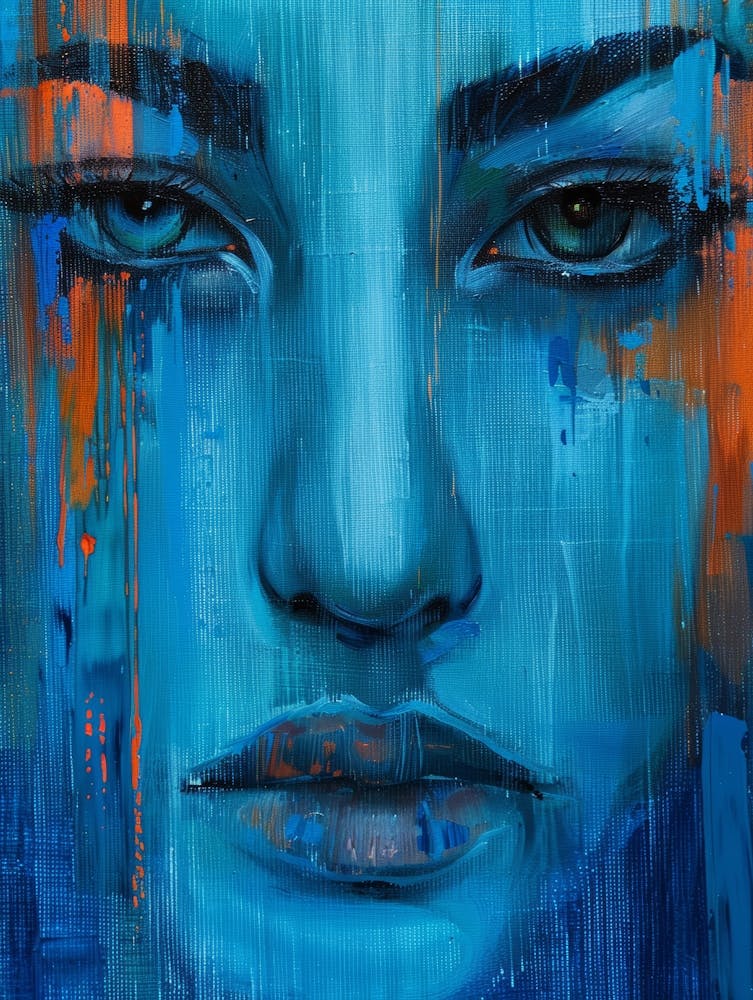 Blue Face 6