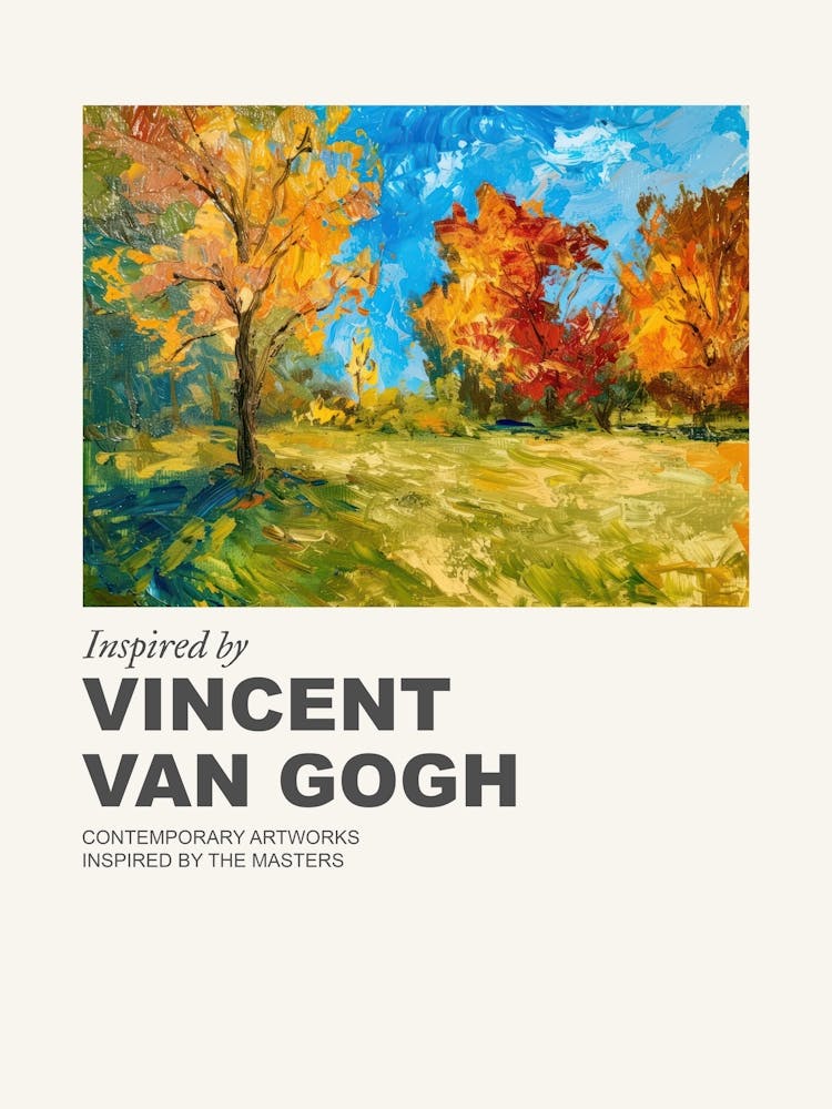 Museum Poster Inspired By Vincent Van Gogh 9