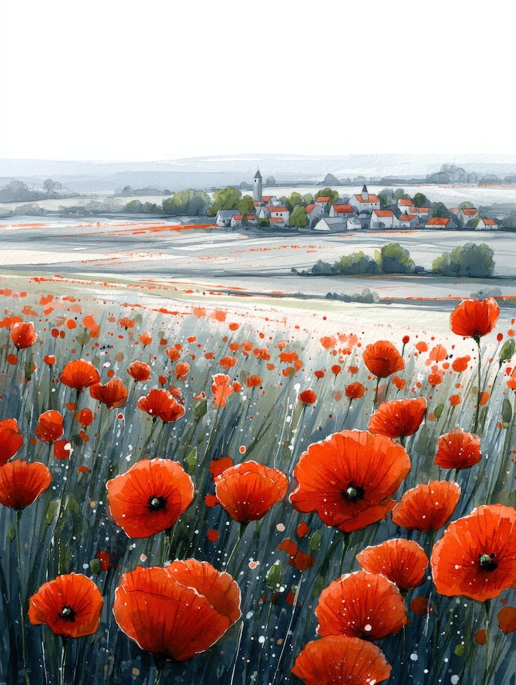 Aihrgdesign Isolated Watercolor Painting Of Countryside Lands C49582f7 19fa 41f9 B344 1120d740950a 0