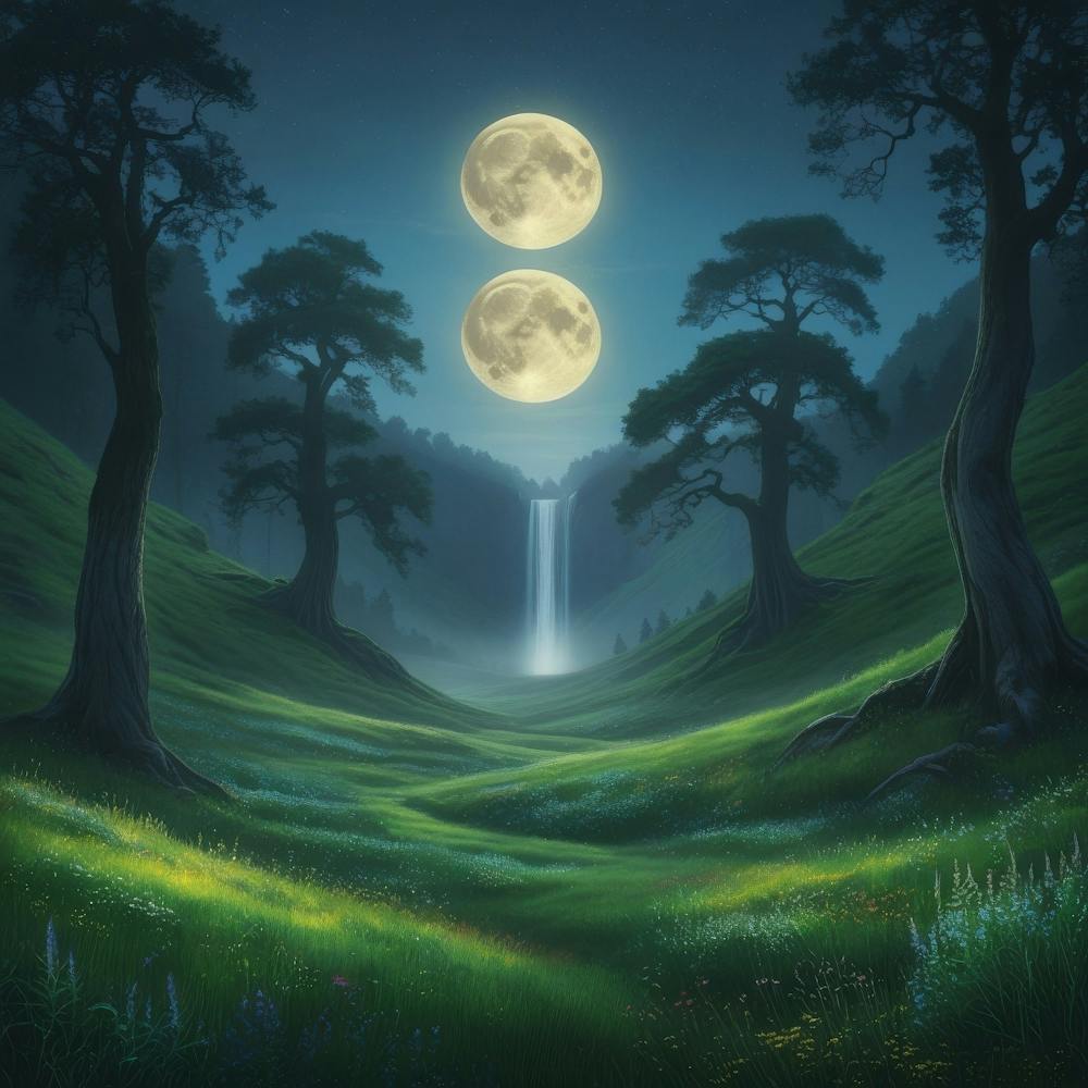 Full Moon In The Forest 16