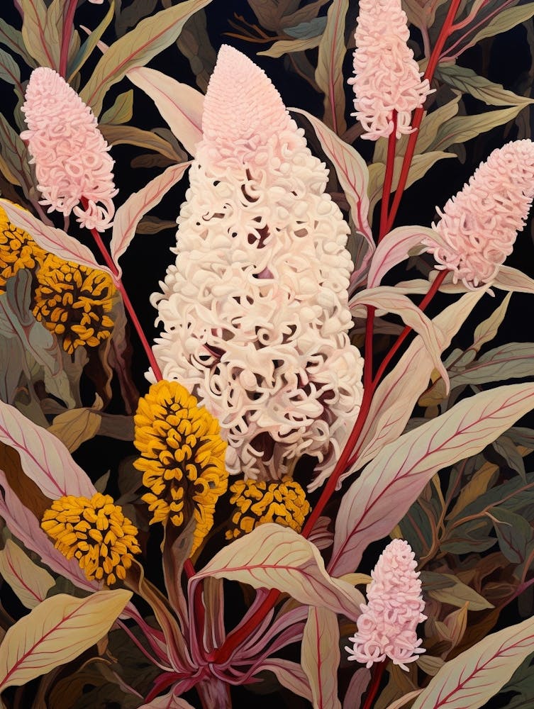 Flower Illustration Celosia 2