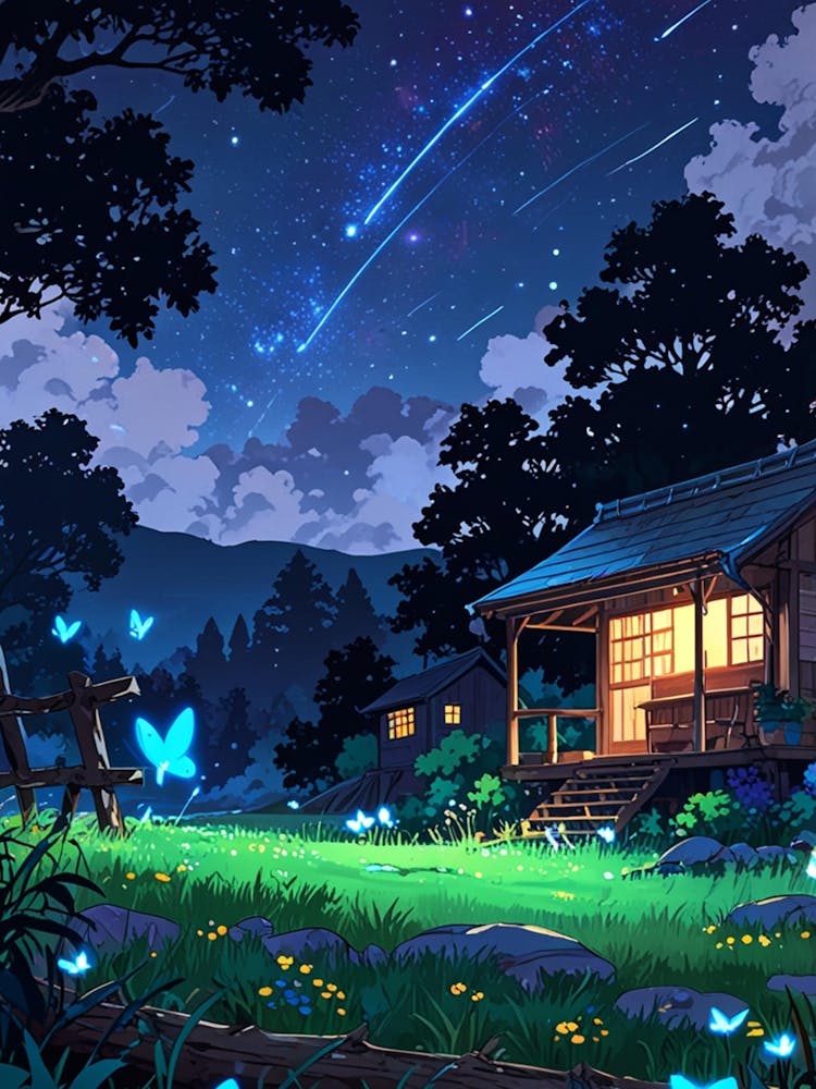 Night Sky Anime aesthetic 18