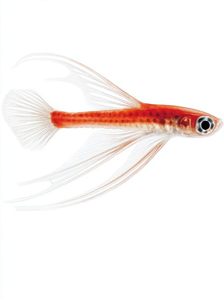 Roter Goldfisch