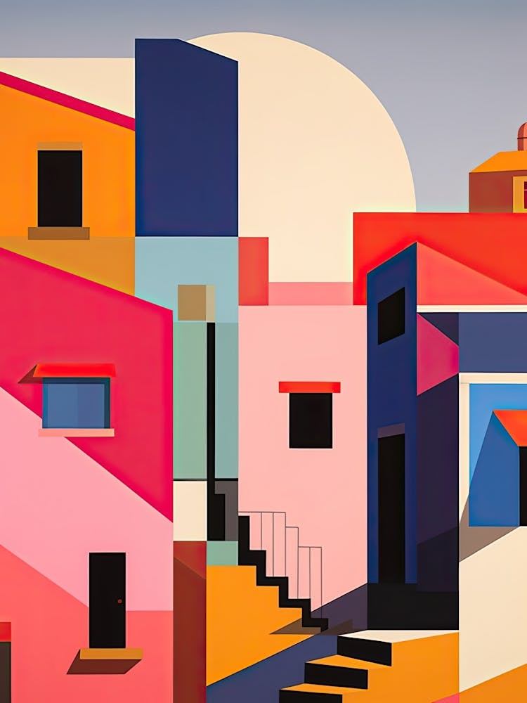 Cape Town, South Africa, Bold Outlines 4