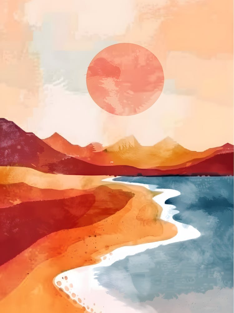 Sunset At The Beach 4