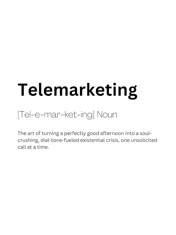 Telemarketing Definition Meaning