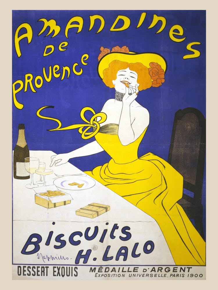 Vintage French Biscuit Advertisement Poster
