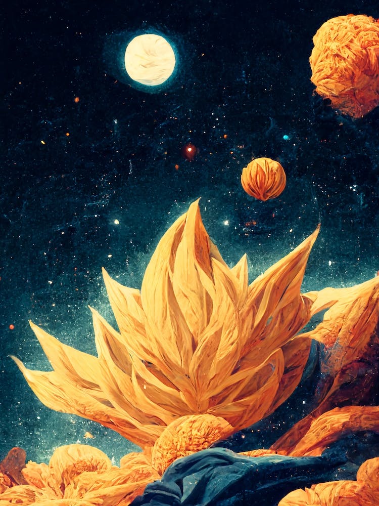 Dragon Ball Songoku Starry Night Galaxy 2