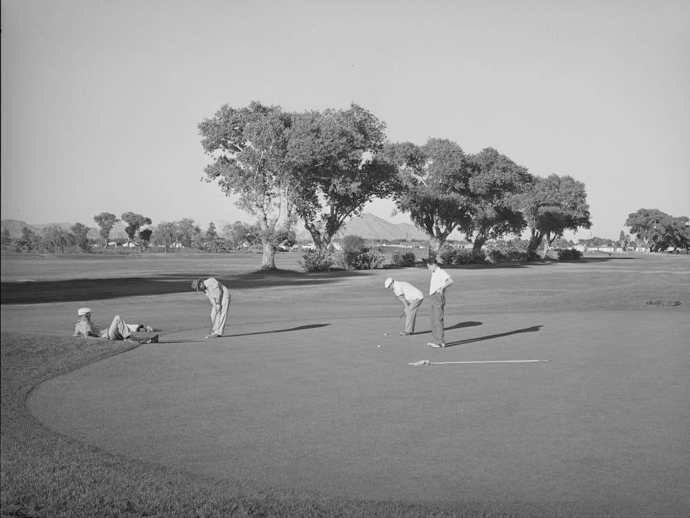 Städtischer Golfplatz, Phoenix, Arizona Von Russell Lee