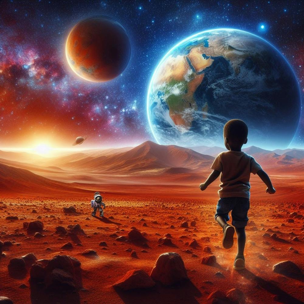 Walking on mars