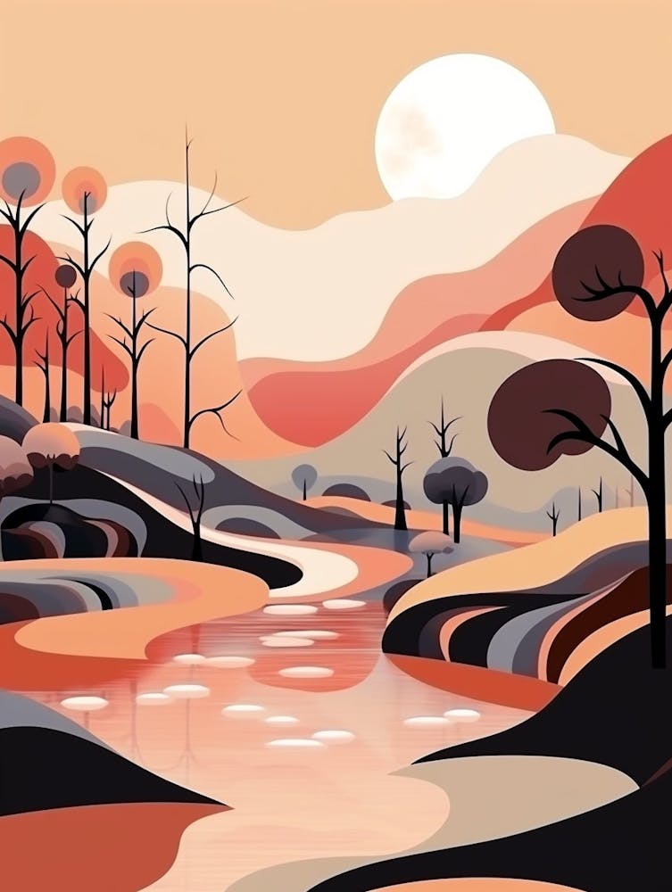 Fantasy Abstract Minimalist 9
