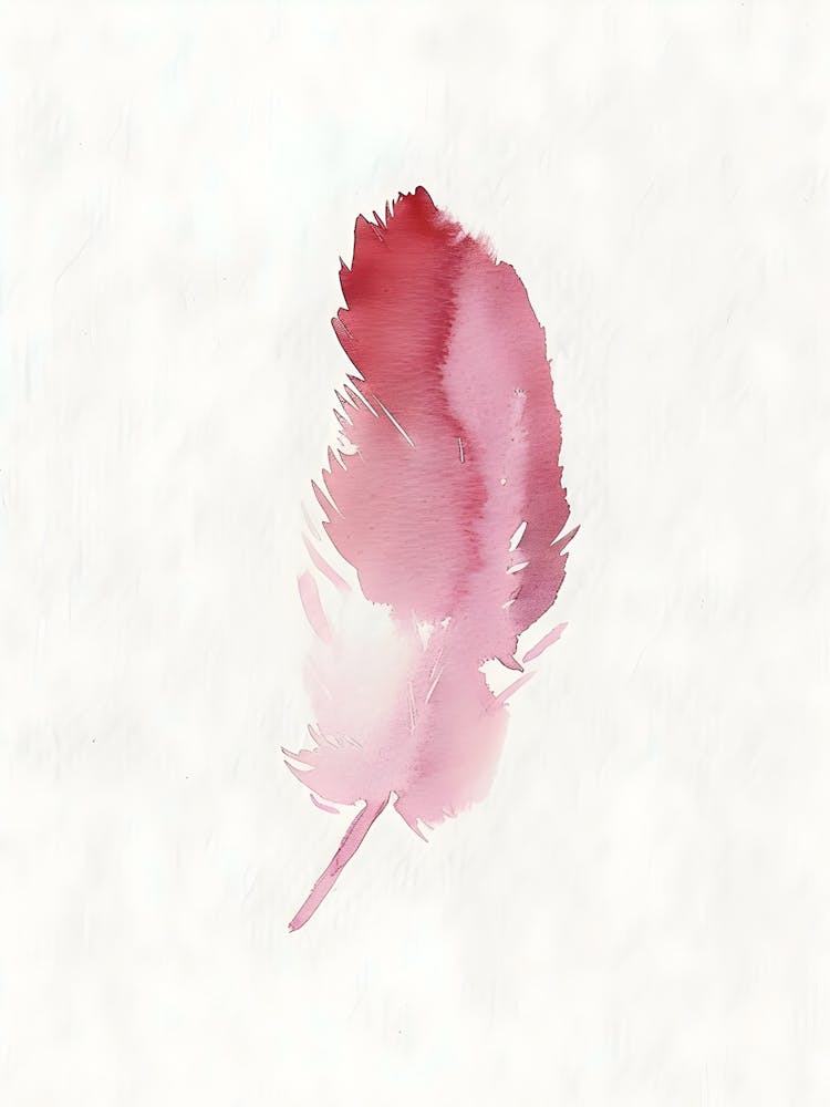 Watercolor Feather