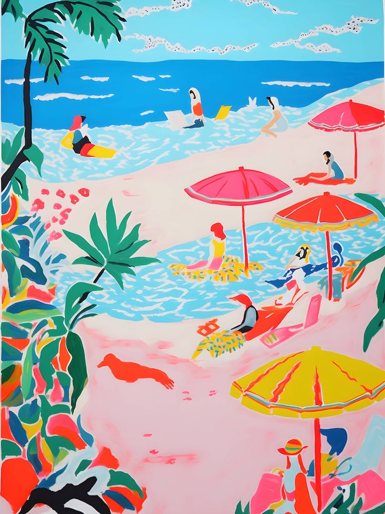 Pink Beach Oasis