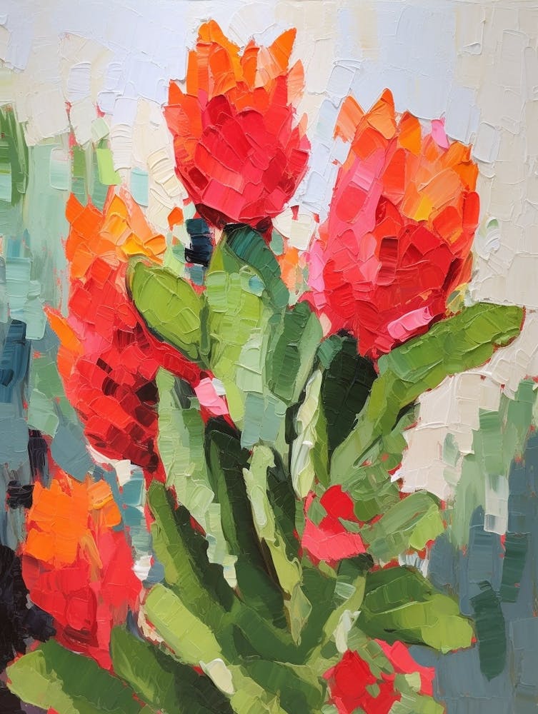 Cactus Painting Turks Head Cactus 1