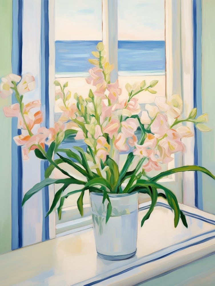 A Vase With Freesia, Flower Bouquet 3
