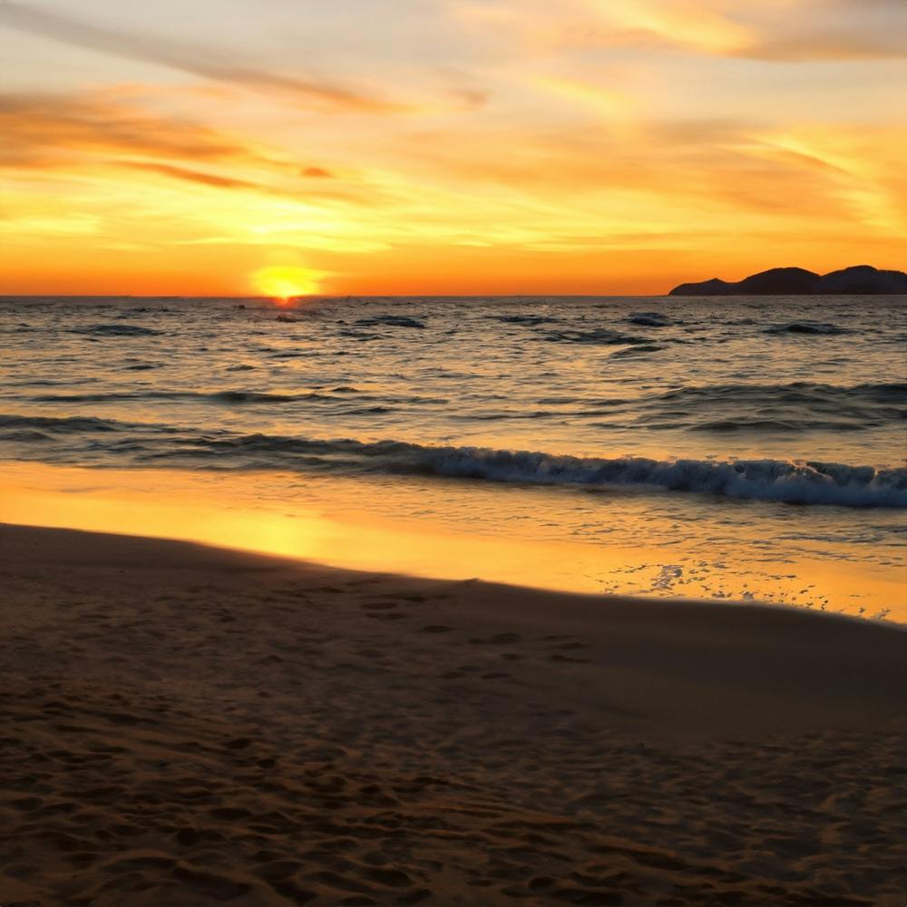 Sunset On The Beach 1