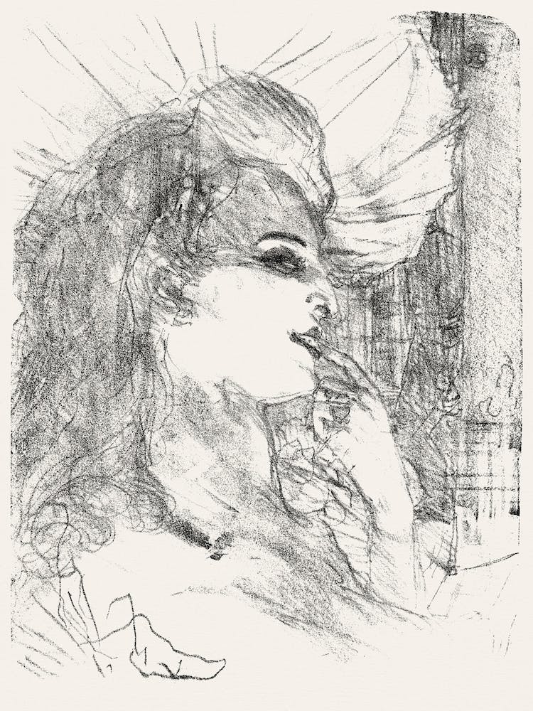 Porträts von Schauspielern und Schauspielerinnen Dreizehn Lithographien Anna Held (1898), Henri de Toulouse-Lautrec