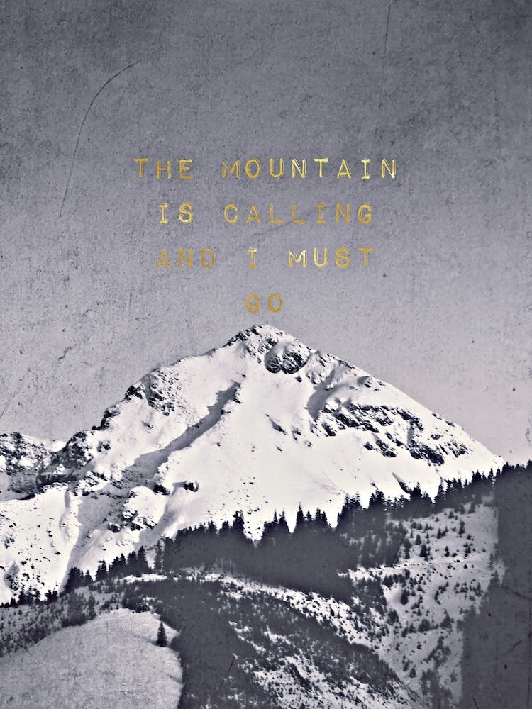 Mountain is Calling Black in