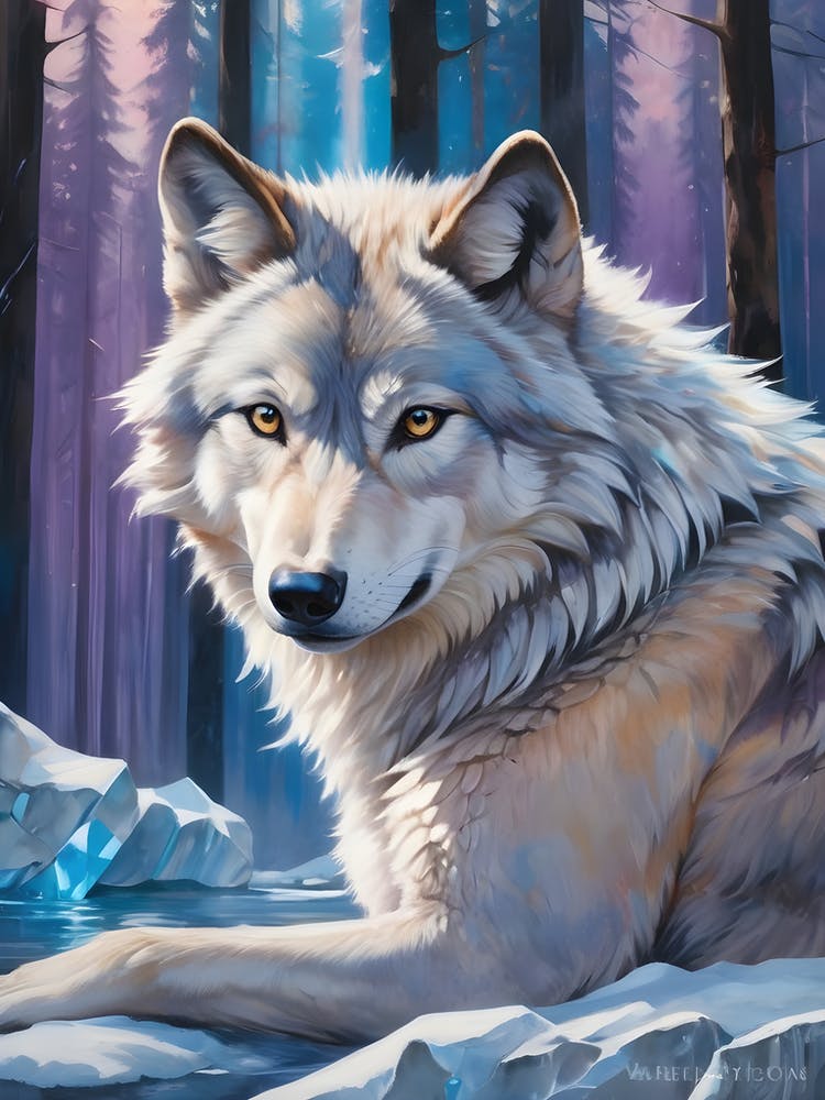 Wolf In The Woods