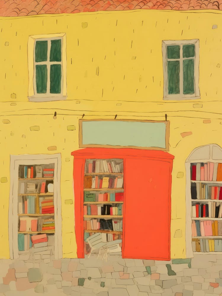 Collioure The Book Nook Pastel Colours 1