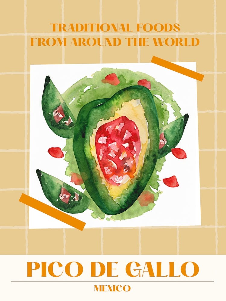 Pico De Gallo Mexico Foods Of The World