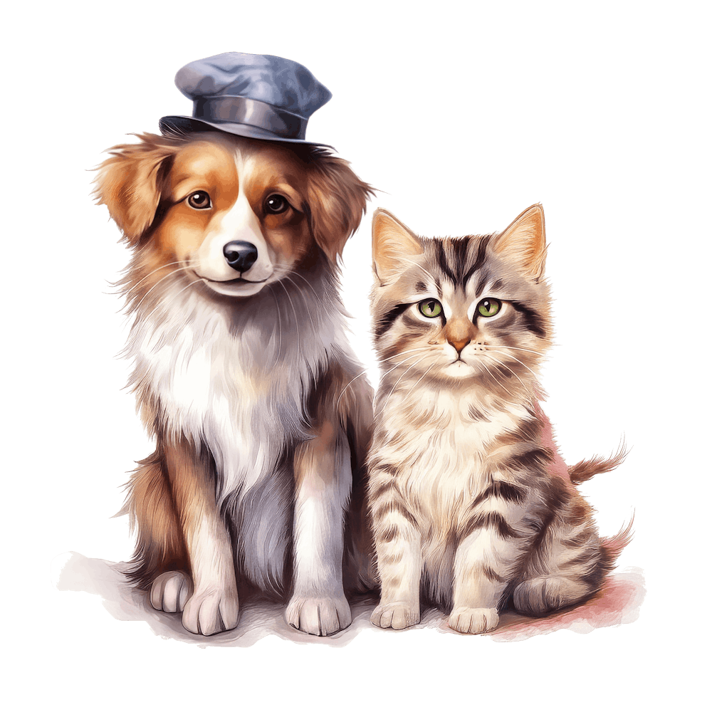 Cat and Dog Friends