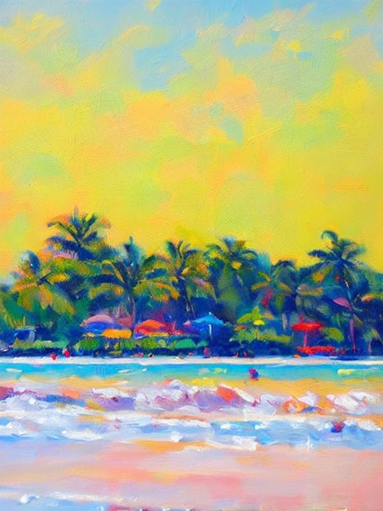 Langkawi Beach, Langkawi Island, Malaysia Bright Abstract