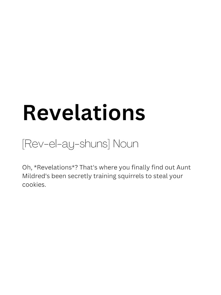 Revelations Definition Meaning