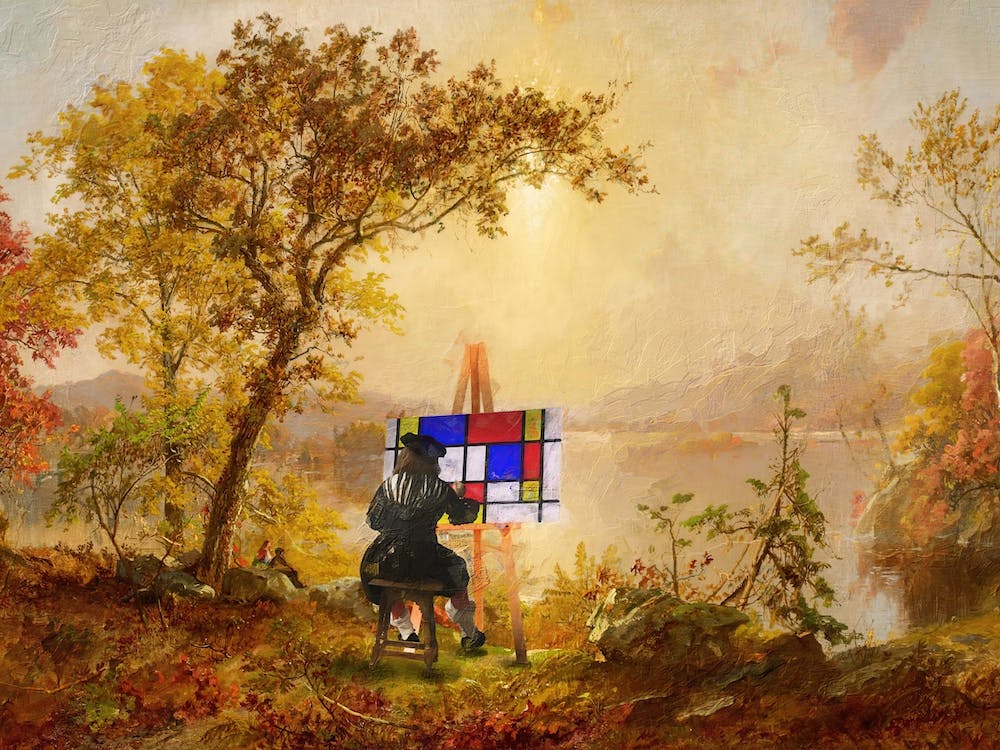 Authentic Cubist Landscape