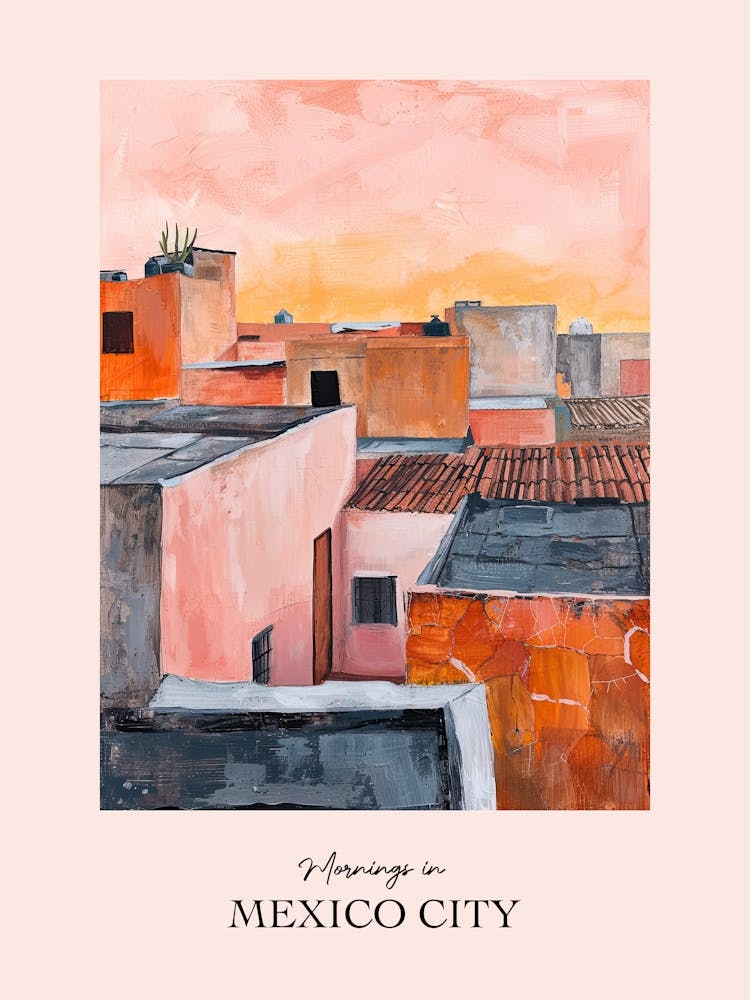 Mornings In Mexico City Rooftops Morning Skyline 2