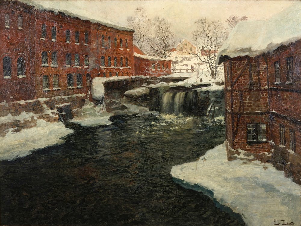 Mill Scene, Claude Monet