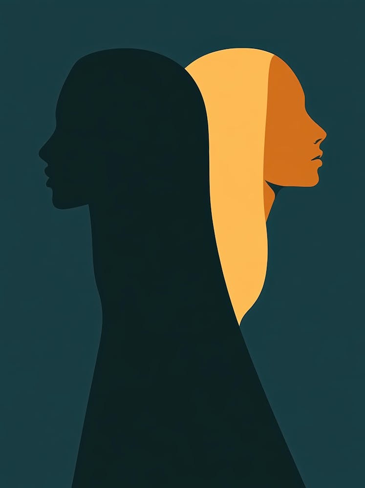 Silhouette von Frauen