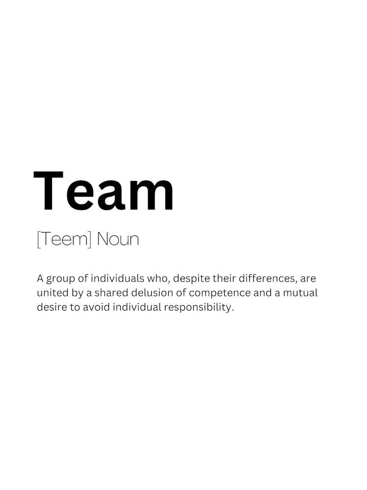 Team Definition Meaning