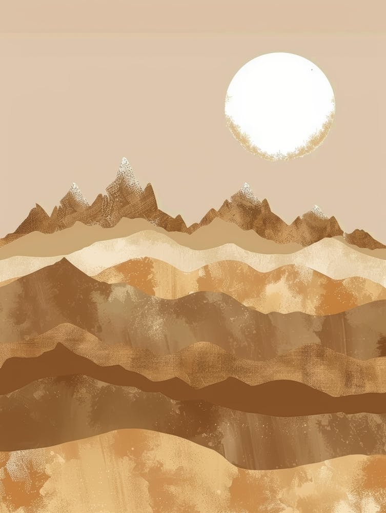 Desert Landscape Canvas Art