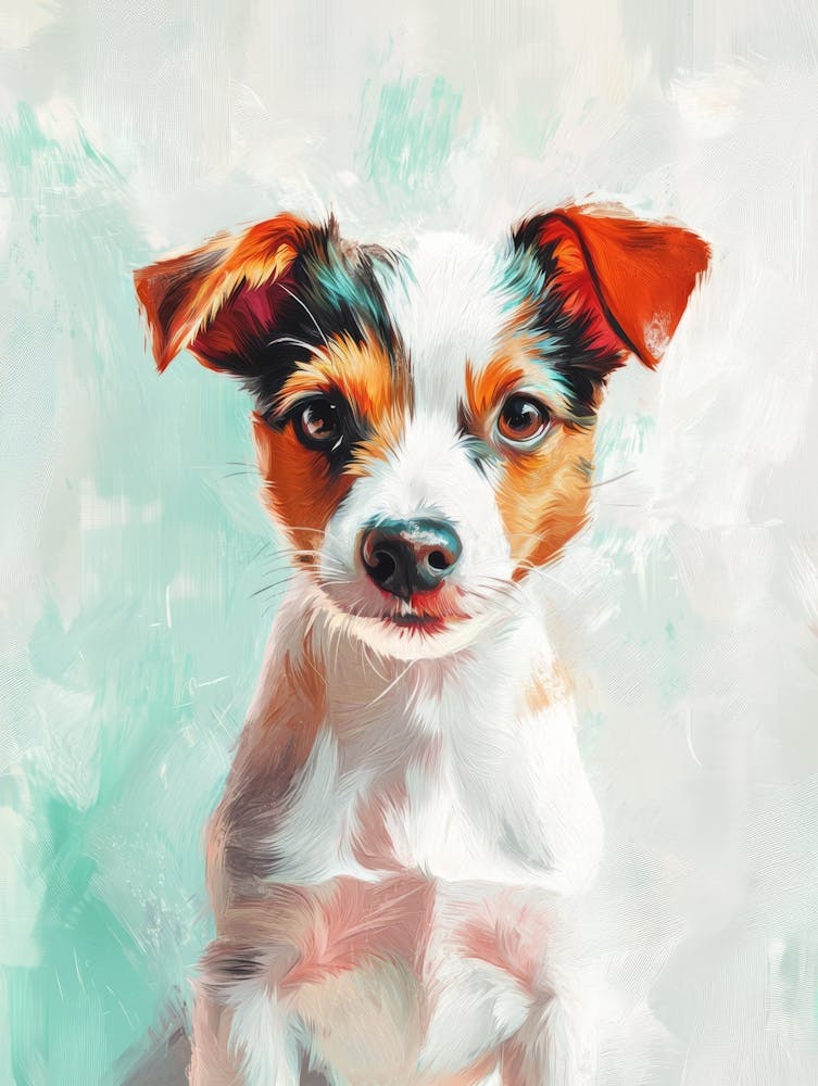 Jack Russell Terrier. Generated AI. 14