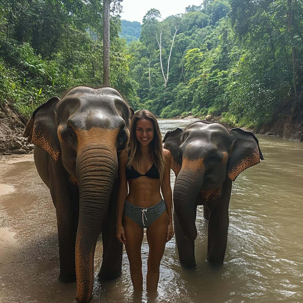 Elephants In Thailand