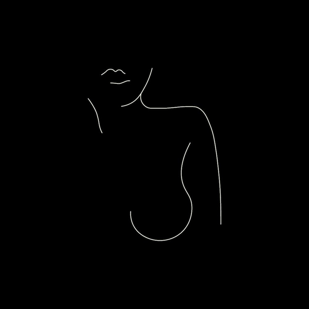 Nude Black Square