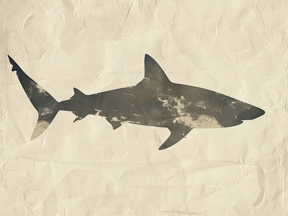 Whale Shark Grey Silhouette 3